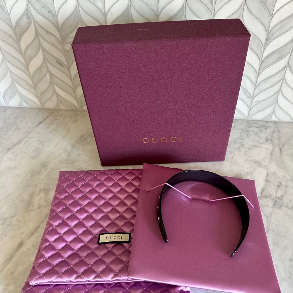 Gucci GG Star Headband **NEW IN BOX** - Picture 4 of 5